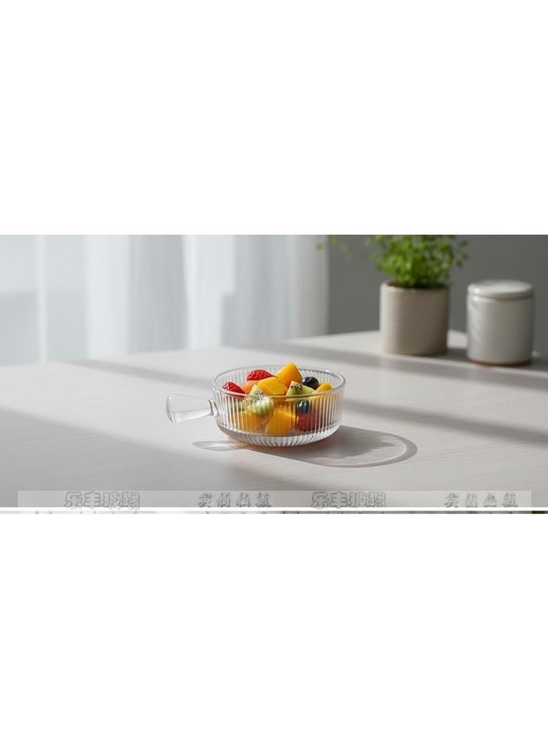 set Glass Handled Bowls Set (3 Pieces) - Image 1