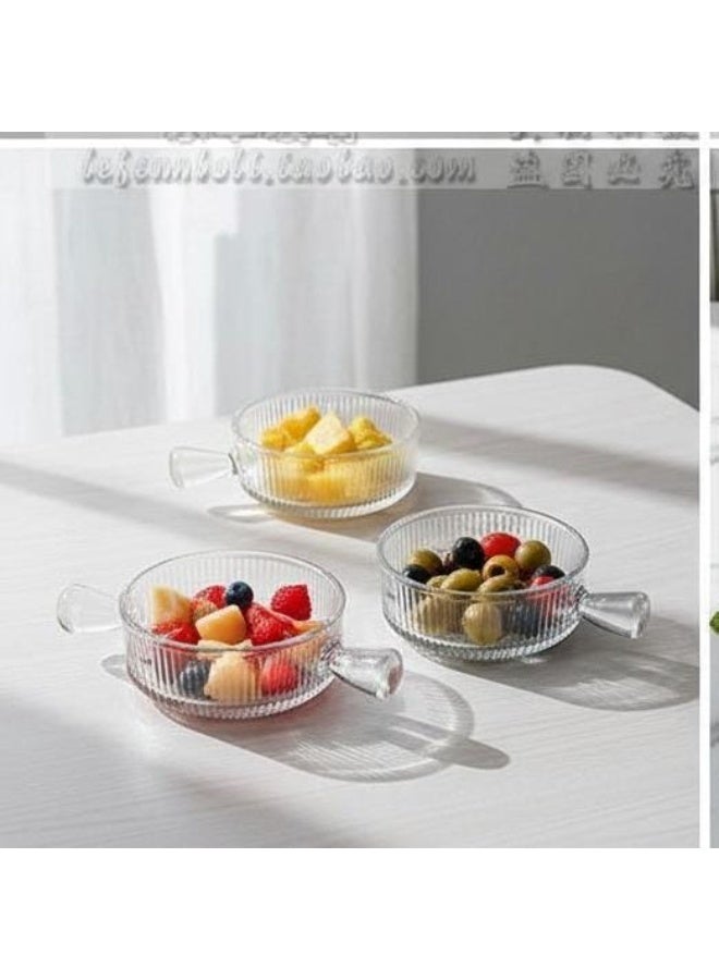 set Glass Handled Bowls Set (3 Pieces) - Image 5