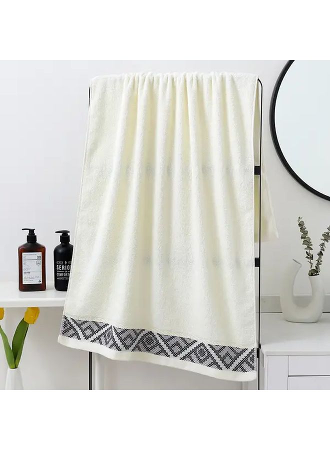 Pink Extra Large Cotton Bath Towels 2 Pack 380GSM Ultra Soft Super Absorbent Quick Dry - Image 3