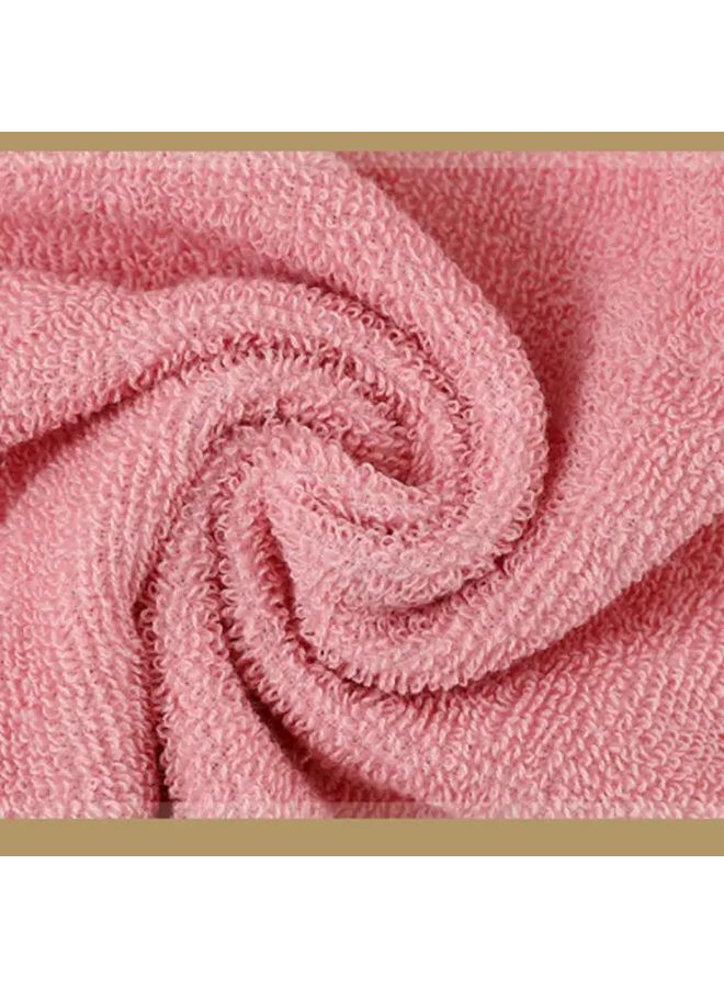 Pink Extra Large Cotton Bath Towels 2 Pack 380GSM Ultra Soft Super Absorbent Quick Dry - Image 4