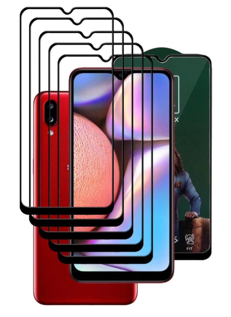 ACLIX 5 Pieces Antistatic ESD Dustproof Premium Quality High Definition Tempered Glass Screen Protector Designed For Samsung Galaxy A10s - Image 1