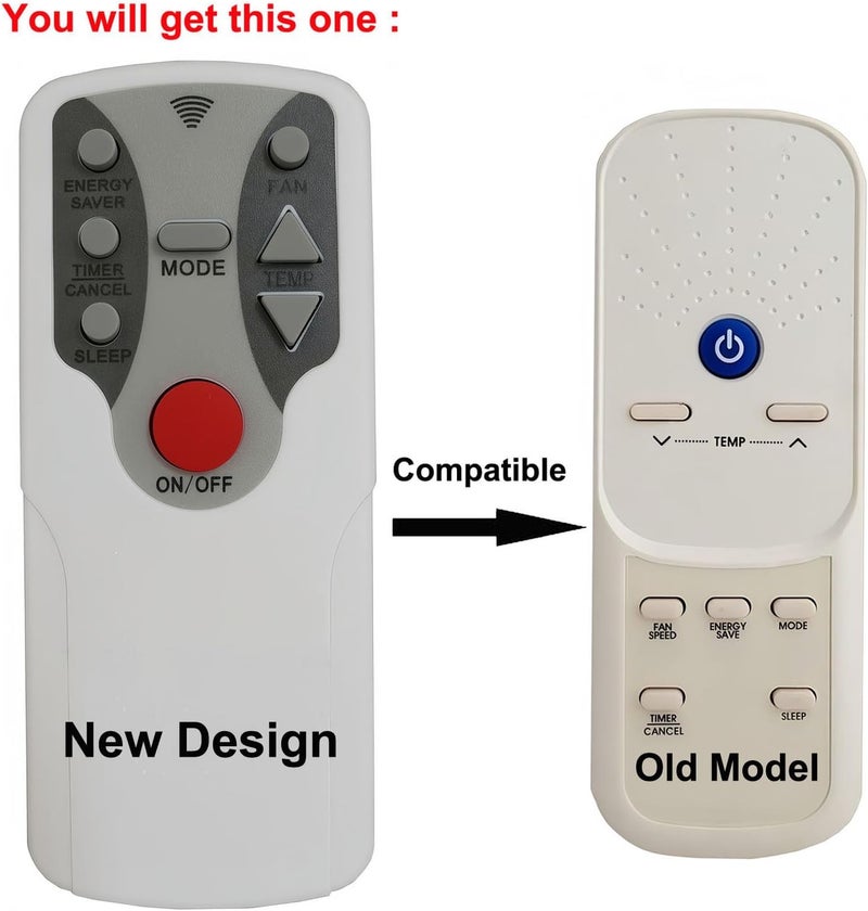 uehba Replacement Remote Control for Daewoo Window Air Conditioner Remote Controller 311009R500 DWC-058RL DWC-055RL DWC-063RL - Image 2