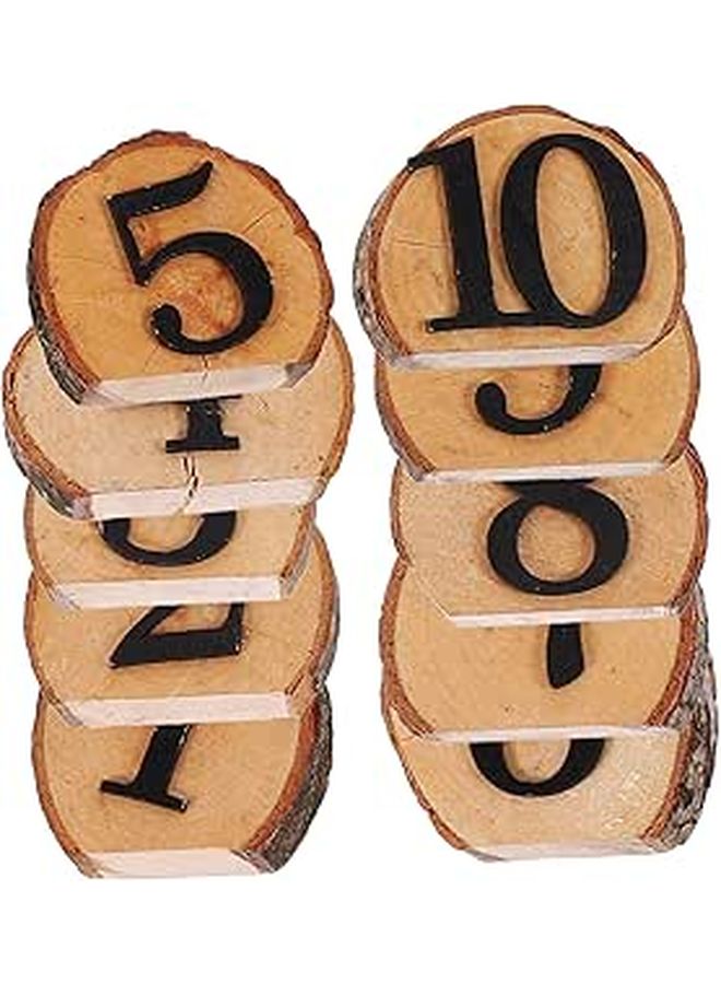 Break Resistant Table Number Signs Set For Wedding Banquet And Restaurant Centerpieces - Image 1