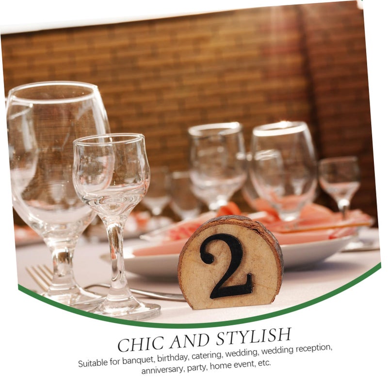 Break Resistant Table Number Signs Set For Wedding Banquet And Restaurant Centerpieces - Image 4