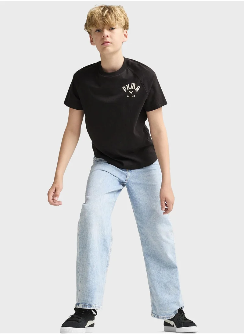 PUMA Youth Classic Play Paris T-Shirt