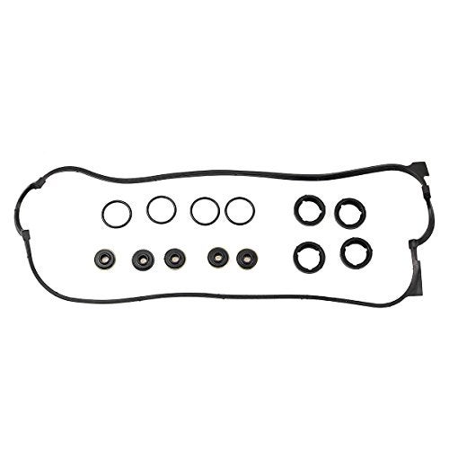 Vincos Engine Valve Cover Gasket Set w/Spark Plug Tube Seals and Grommets 12341PT0000 VS50365R VCHO012 036-1791 Compatible with Accord 156CC 90-93 F22B2 94-97 Odyssey 95-97 Prelude F22A1 93-96 2.2L - Image 3