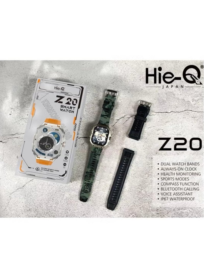 Hie-Q Z20 Smart Watch Fitness Tracker, Heart Rate Monitor, Sleep Tracker, Waterproof, Touchscreen, Multiple Sports Modes, Call & Message Notifications, Stylish Design - Image 4