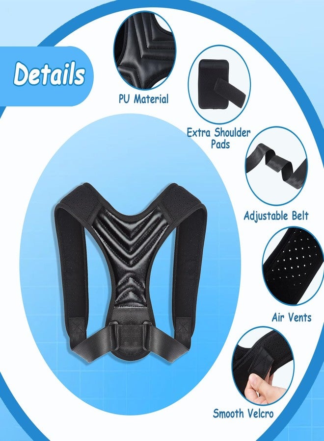 King Mills Plus Size Back Brace, Back Brace Posture Corrector for Women, and Men, Ideally Use as Plus Size XXXL to 6XL Back Straps for Posture, Hydrolabs Posture Fix, or Rounded Shoulder Corrector - Image 5