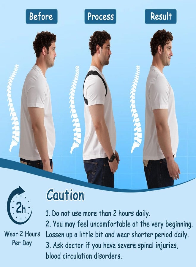King Mills Plus Size Back Brace, Back Brace Posture Corrector for Women, and Men, Ideally Use as Plus Size XXXL to 6XL Back Straps for Posture, Hydrolabs Posture Fix, or Rounded Shoulder Corrector - Image 3