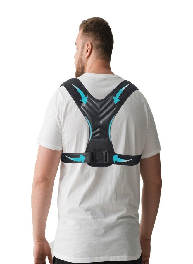 King Mills Plus Size Back Brace, Back Brace Posture Corrector for Women, and Men, Ideally Use as Plus Size XXXL to 6XL Back Straps for Posture, Hydrolabs Posture Fix, or Rounded Shoulder Corrector - Image 1