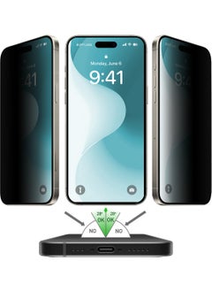 BUFF iPhone 16 5d Privacy Easyfit Ghost Screen Protector - Transparent  - Image 2