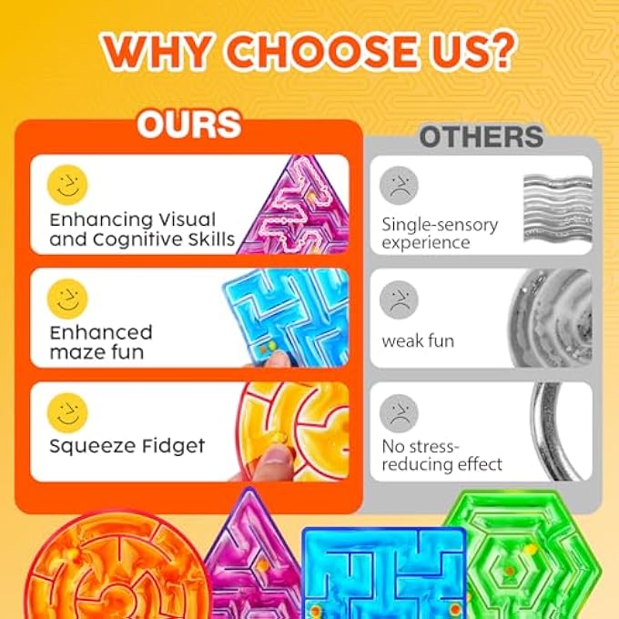 LESONG Sensory Toys Kids Fidget Toys: 4 Pcs Sensory Toys for Autistic Children Special Needs, Stress Anxiety Relief Toys for Calm Down - Image 3