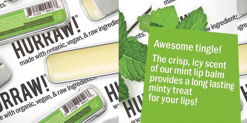Hurraw! Coconut, Mint, Vanilla Lip Balm Slim Slider Tins, 3 Pack Bundle: Organic, Certified Vegan, Cruelty and Gluten Free. Non-GMO, All Natural Ingredients. Bee, Shea, Soy and Palm Free. Made in USA - Image 5