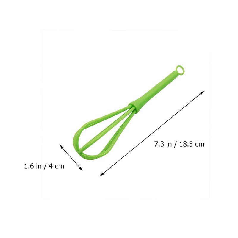 Manual Egg Whisk Set 10pcs Plastic Handheld Multi Function Egg Beater For Baking - Image 3
