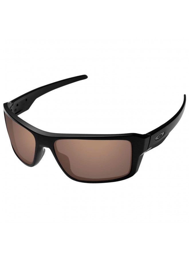 LenzReborn LenzReborn Polarized Lens Replacement for Oakley Double Edge OO9380 Sunglass - Rust Brown - Polarized  - Image 1