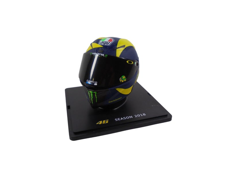 Generic OPO 10 - Valentino Rossi Moto GP Season 2018 1/5 Scale Helmet Compatible with Yamaha YZR-M1 - CR001  - Image 1