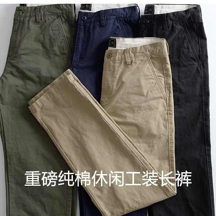 Pants For Working Men Wear-Resistant Straight Overalls For Construction Site Loose Plus Size Labor Protection Pants - Image 2