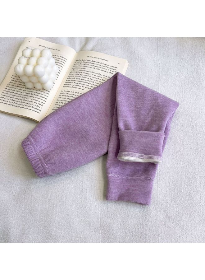 Children's School Uniform Essentials: Girls' Inner Leggings, Boys' Seamless Thickened Wool Silk Thermal Pants, Baby Autumn Pants