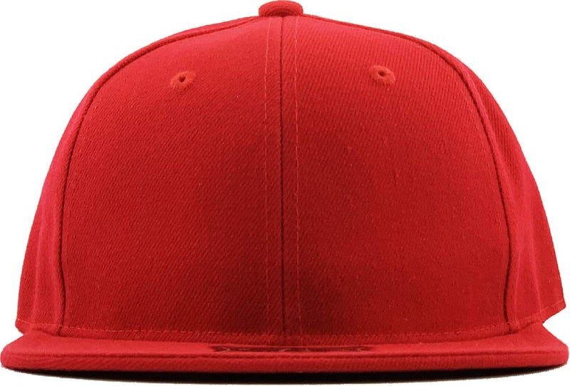 KBETHOS KNW-2364 RED (8) The Real Original Fitted Flat-Bill Hats True-Fit, 9 Sizes & 20 Colors - Image 2