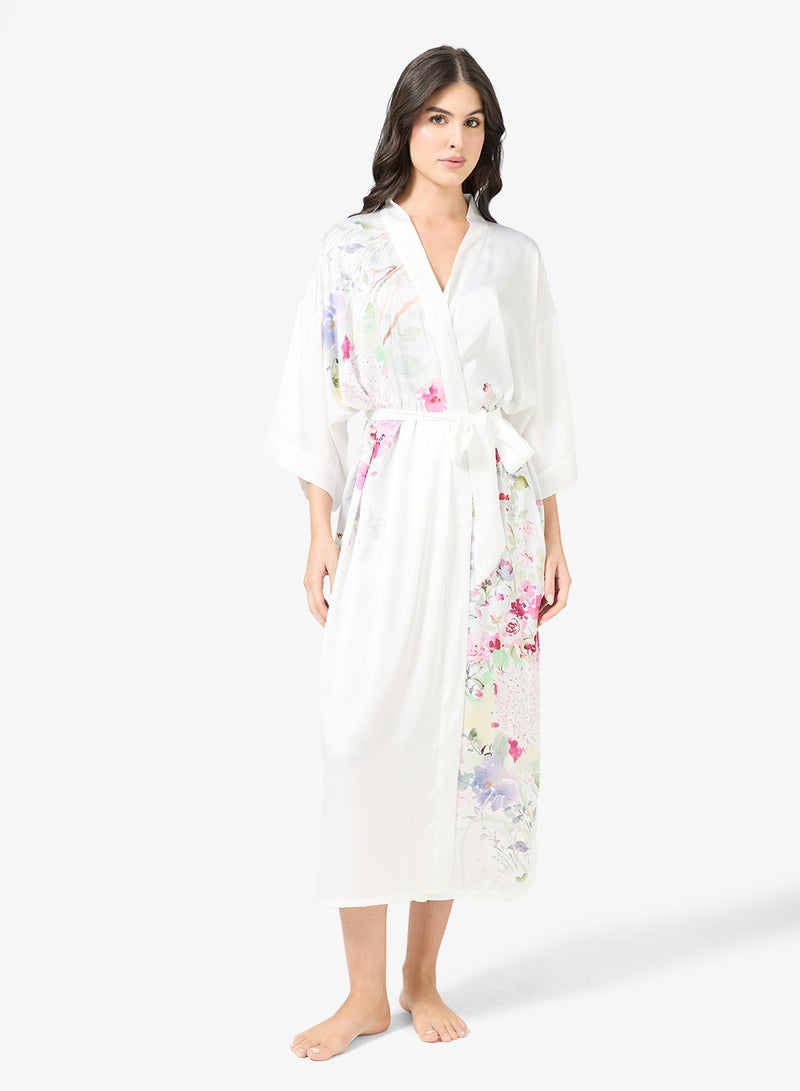 خزانة روب نوم بطبعة زهور - Image 4