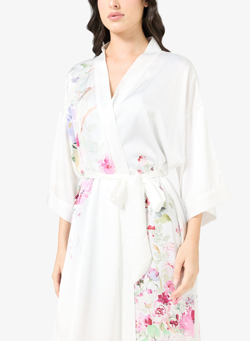 خزانة روب نوم بطبعة زهور - Image 3