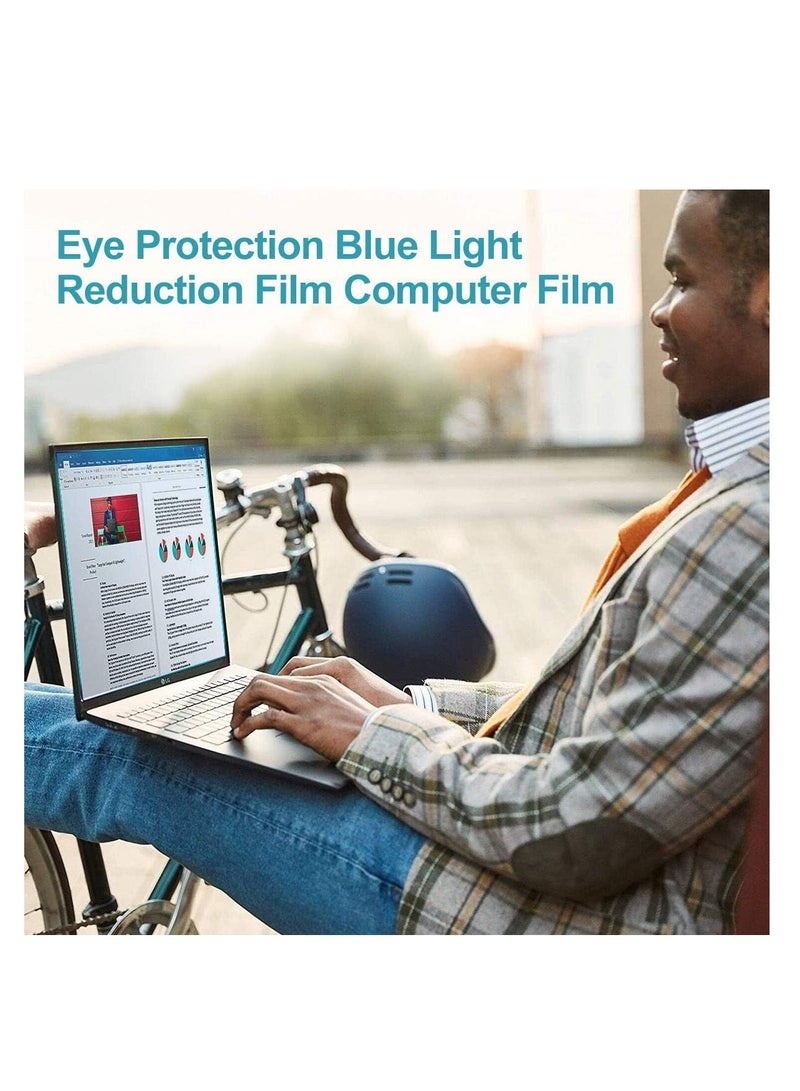 عبوة واحدة واقي شاشة 14 بوصة للابتوب مضاد للضوء الأزرق، حماية العين من الضوء الأزرق وحاجز مضاد للتوهج لفيلم بحجم 14" مع نسبة عرض إلى ارتفاع 16:9 - Image 3