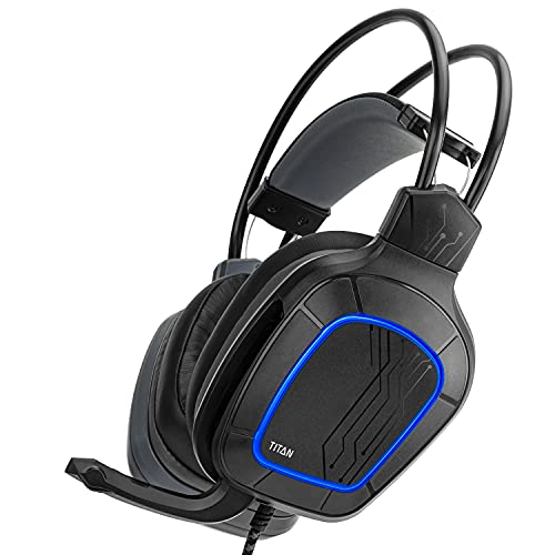 Nitho Titan Wired On Ear Stereo Gaming Headphones With Mic, 7.1 Surround Sound (Usb Adapter Included) - Image 1