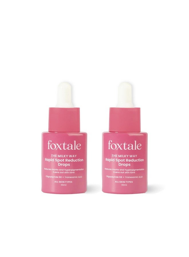 foxtale (Pack Of 2) 3% Tranexamic Acid&Peptide Serum For Pigmentation|Reduces Marks&Hyperpigmentation|Fades Dark Spots|Brightens And Evens Out Skin Tone|All Skin Types|Men And Women - 30 Ml - Image 1