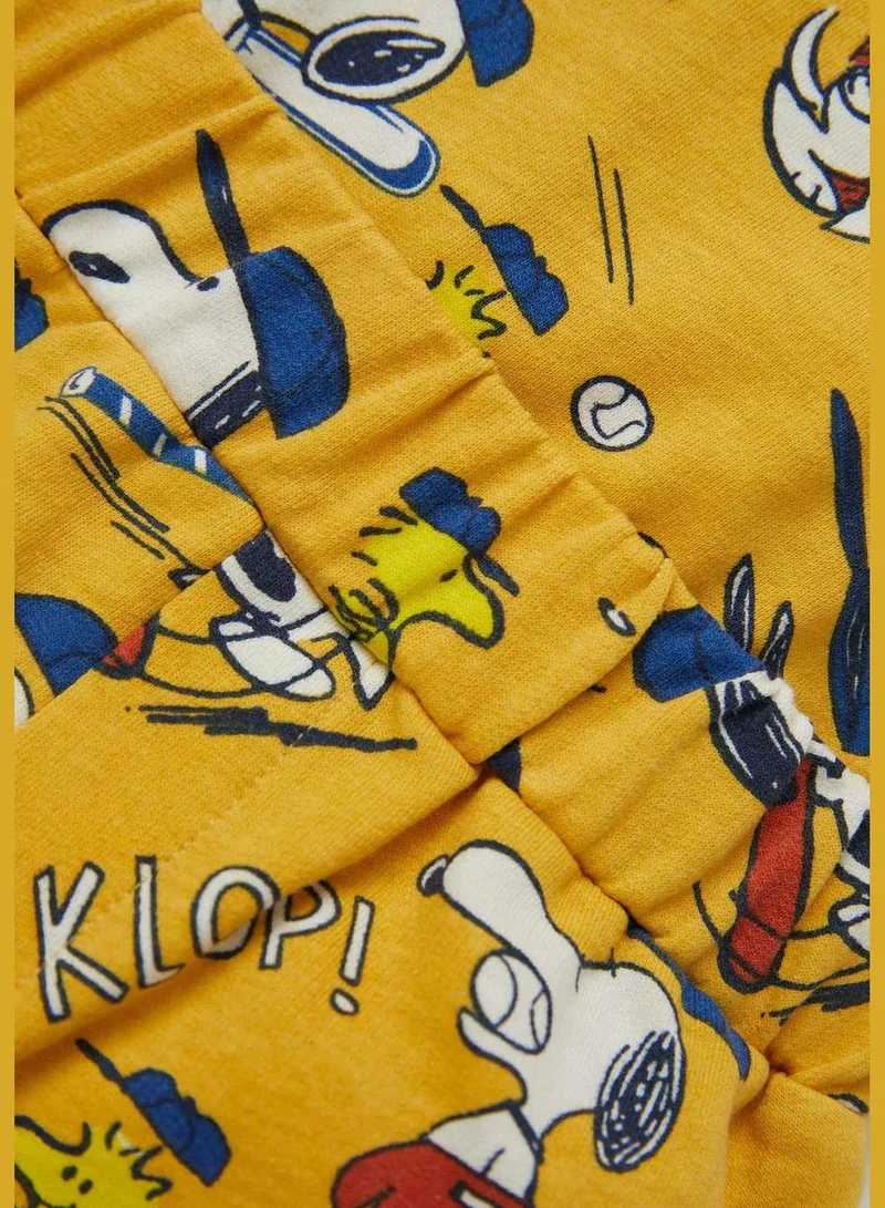 DeFacto BabyBoy Snoopy Licenced Regular Fit Sleeveless Knitted Overalls