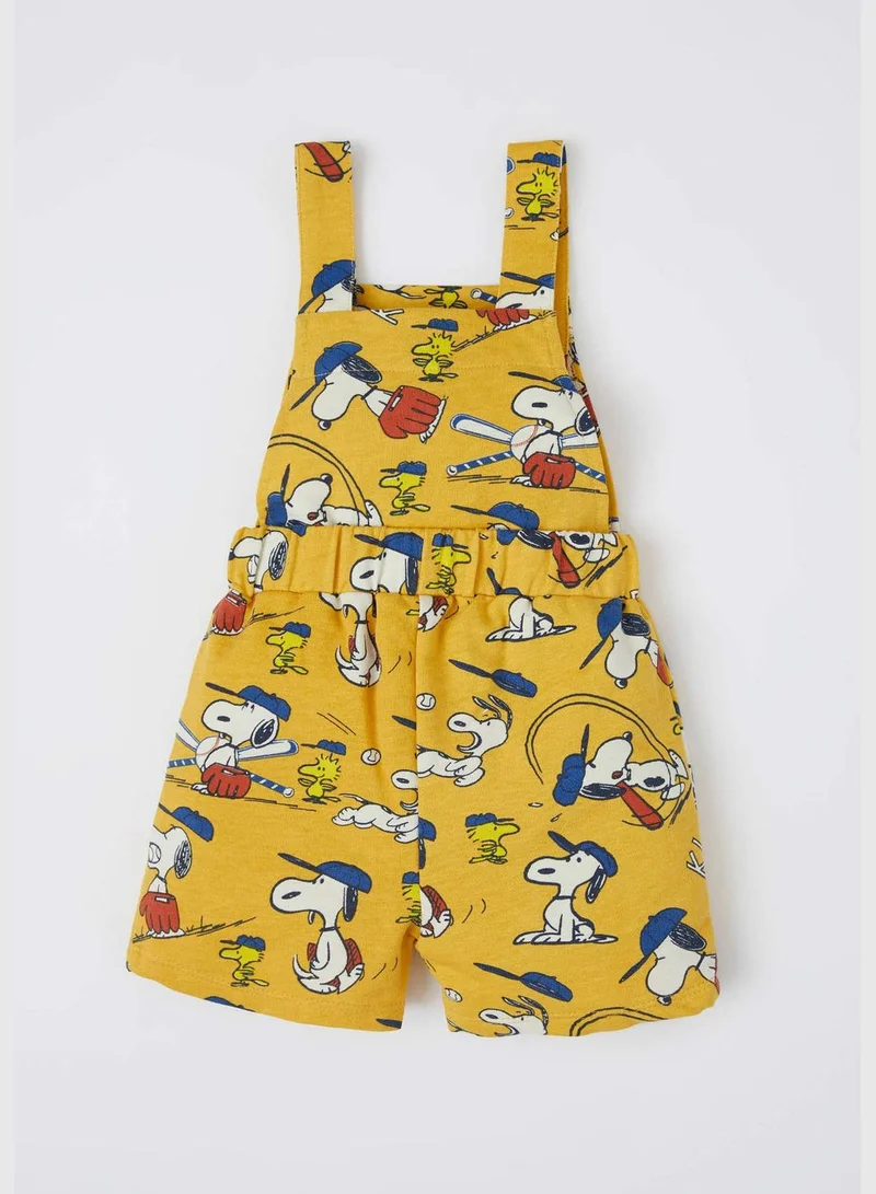 DeFacto BabyBoy Snoopy Licenced Regular Fit Sleeveless Knitted Overalls