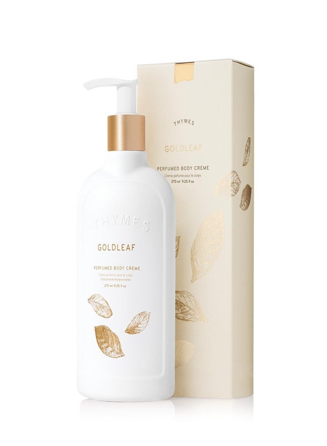 Thymes Goldleaf Perfumed Body Crème - Moisturizing Body Cream - Shea Butter Body Lotion with Vitamin E, jojoba Oil, and Honey for Skin Care Routine - Body and Hand Lotion for Women & Men (9.25 fl oz - Image 1