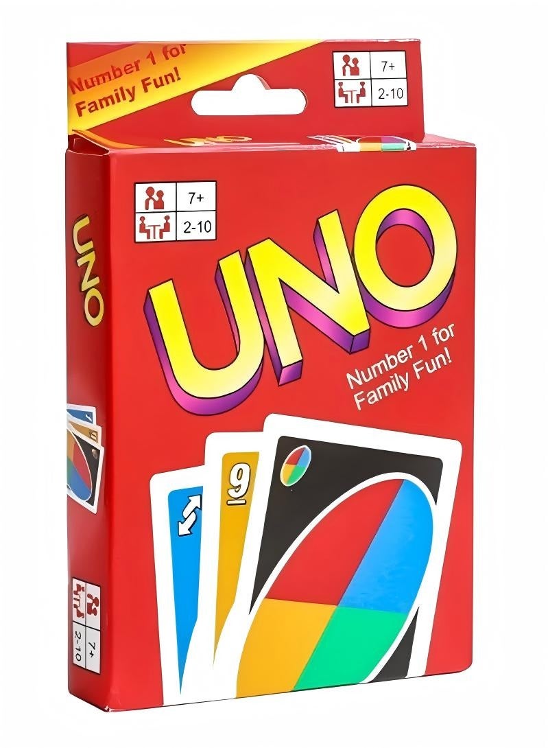 لعبة ماتيل على الانترنت UNO Wild ! الكبار الأسرة تلعب بطاقة كلاسيكية للأطفال الأسرة الطرف ليلة والسفر للأطفال - Image 1