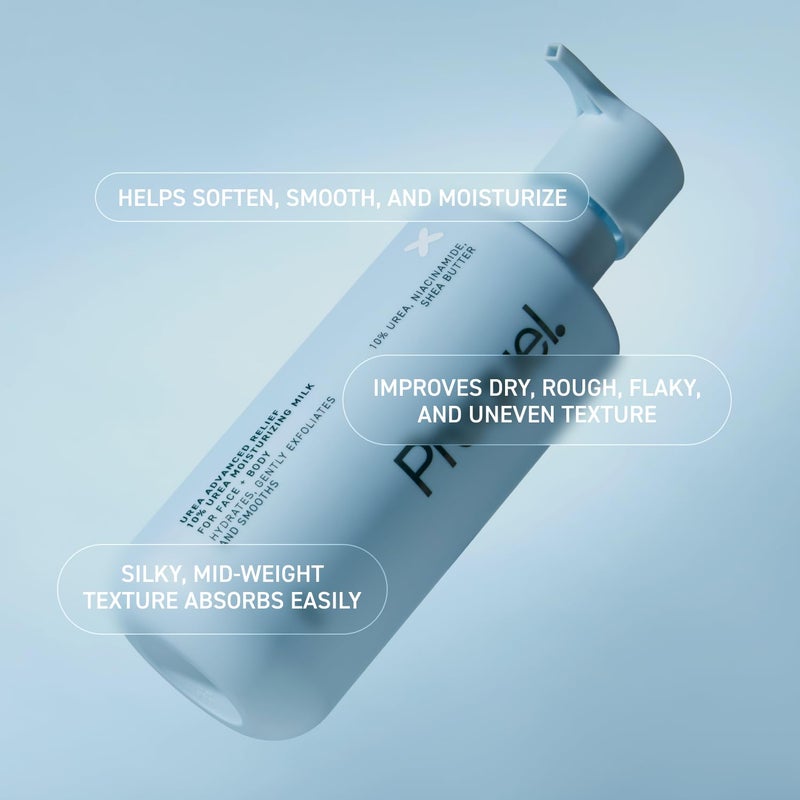 Prequel Skin Urea Advanced Relief Moisturizing Milk, 10% Urea Lotion for Face and Body, Unscented, Hydrating Cream for Extremely Dry Skin, Soothing for Sensitive Skin - 6.75 fluid ounce (Pack of 2) - Image 5