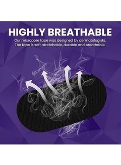 ATRJSZ 30 Pcs Sleeping Mouth Tape, Comfortable & Breathable Mouth Tape, Say No to Snoring, Comfortable Sleep & Breathing (Black)  - Image 2