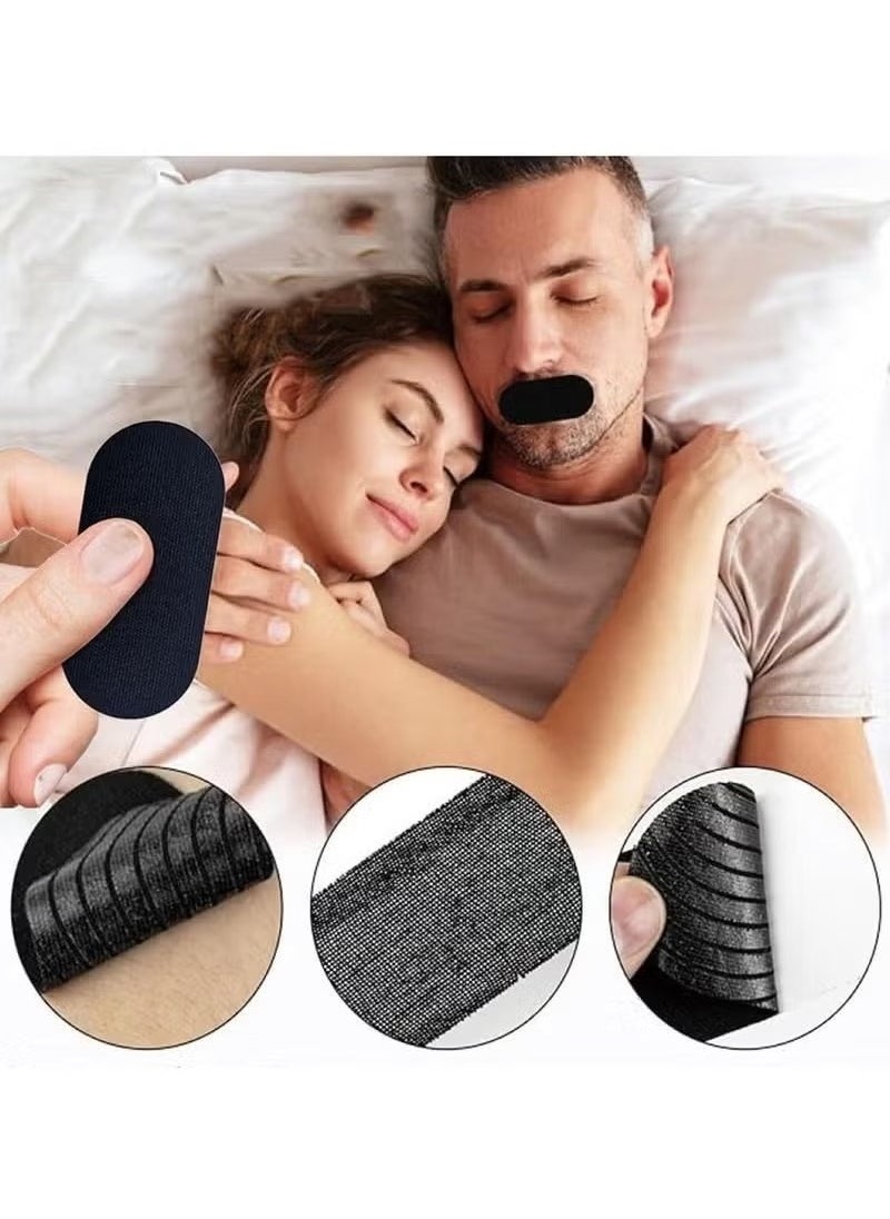 ATRJSZ 30 Pcs Sleeping Mouth Tape, Comfortable & Breathable Mouth Tape, Say No to Snoring, Comfortable Sleep & Breathing (Black)  - Image 4