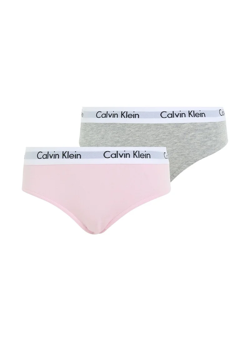 CALVIN KLEIN Youth 2 Pack Logo Bikini Brief