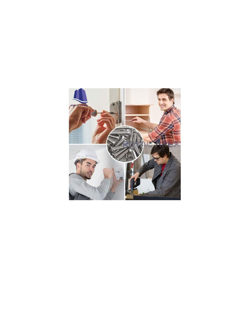 Machine Screw CSK Philip & Countersunk Head for DIY Electrical & Kitchen Furniture Pull Cabinet Door Handles Pack of 25 (M6 X 40 MM) - Image 2