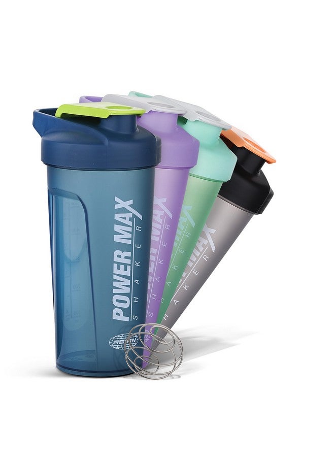 Asian ASIAN Plastic Plastowares - Power Max Shaker | Leak-Proof Gym Shaker 750ML | BPA-Free | Sipper for Protein Shakes | Workout | Sports Shaker | Easy-to-Carry | Lightweight & Durable Design |Navy Blue  - Image 1