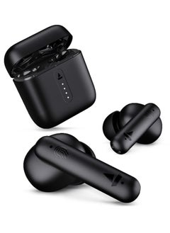 Generic Airdopes 141 Bluetooth TWS Earbuds With 42H Playtime,Low Latency Mode For GamIng, ENx Tech, IWP, IPX4 Water Resistance, Smooth Touch Controls Bold Black  - Image 1