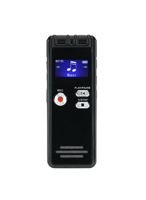 8GB Digital Voice Recorder Voice Activated Recorder MP3 Player 1536Kbps HD Recording Noise Reduction Dual Microphone with OTG Function 8GB Capacity 24 Languages