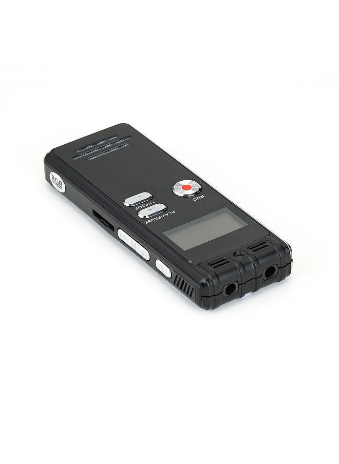 Generic - 8GB Digital Voice Recorder Voice Activated Recorder MP3 Player 1536Kbps HD Recording Noise Reduction Dual Microphone with OTG Function 8GB Capacity 24 Languages - Image 1