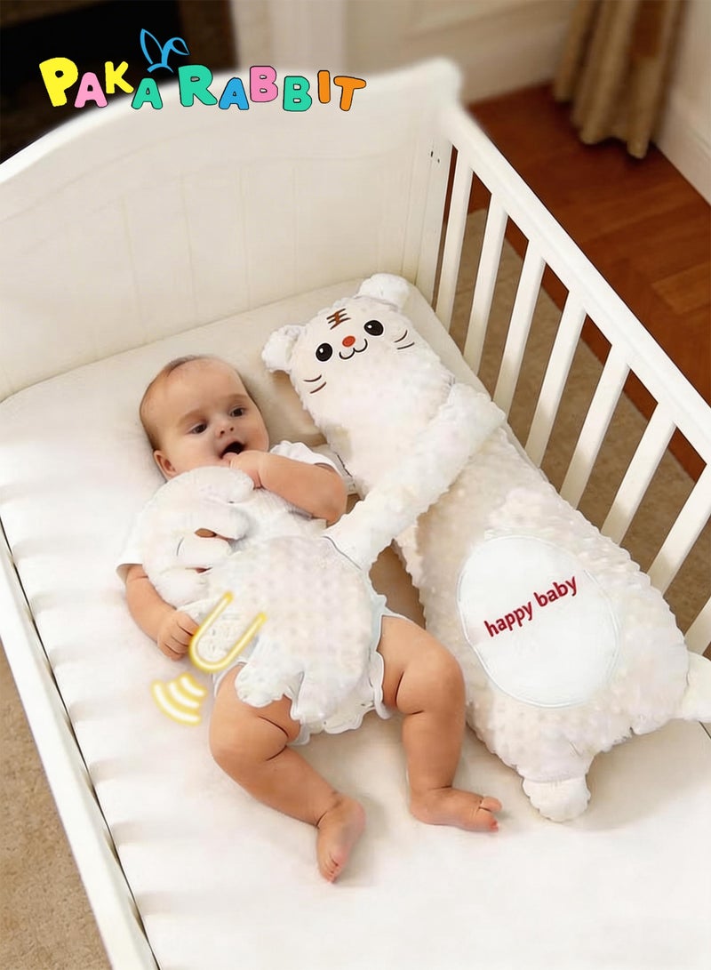 Paka Rabbit Upgraded Baby Patting Sleeping Toy with Baby Lullabies and Automatic Soothing Palm, Toddler Sleep Soother, Three-Speed Adjustment, Remote Control, Hands-Free. - Image 1