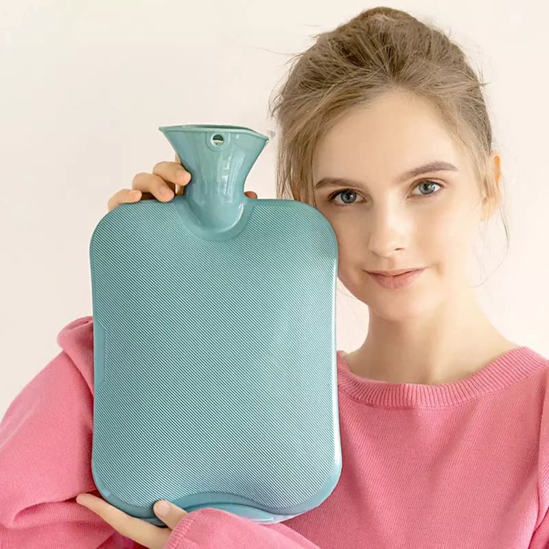 Giffy Premium PVC Made Hot Water Bag, BPA Free Heating Pad, Odorless Hot Water Bottle for Pain Relief, Period Pain, Muscle Cramps, 2 Litre Pink Pack of 1 - Image 5