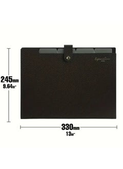 Expressions Expandable Large-capacity Accordion Bag 5-pocket Label Folder A4 Size Suitable For Classrooms, Homes, Offices, And Travel  - Image 2