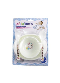 AL QADAH Baby Feeding Set White Color 