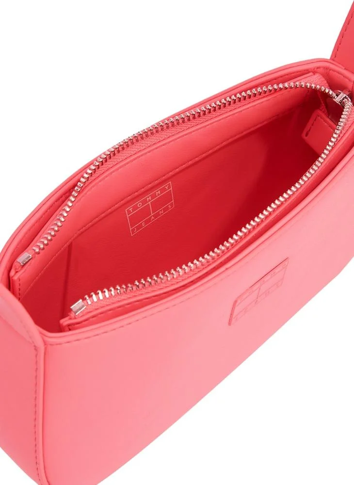 تومي جينز Logo Detail Top Handle Satchel
