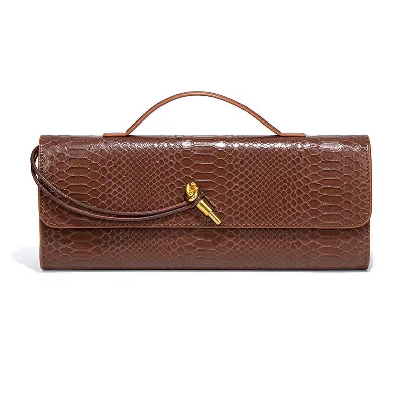 Horizontal Style Women'S Clutch Evening Bag -Selling Stone Pattern Chinese Baguette Bag Bag Single Shoulder Elegant - Image 4