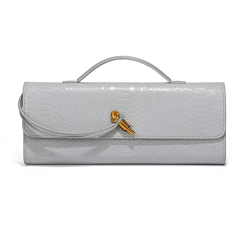 Horizontal Style Women'S Clutch Evening Bag -Selling Stone Pattern Chinese Baguette Bag Bag Single Shoulder Elegant - Image 1