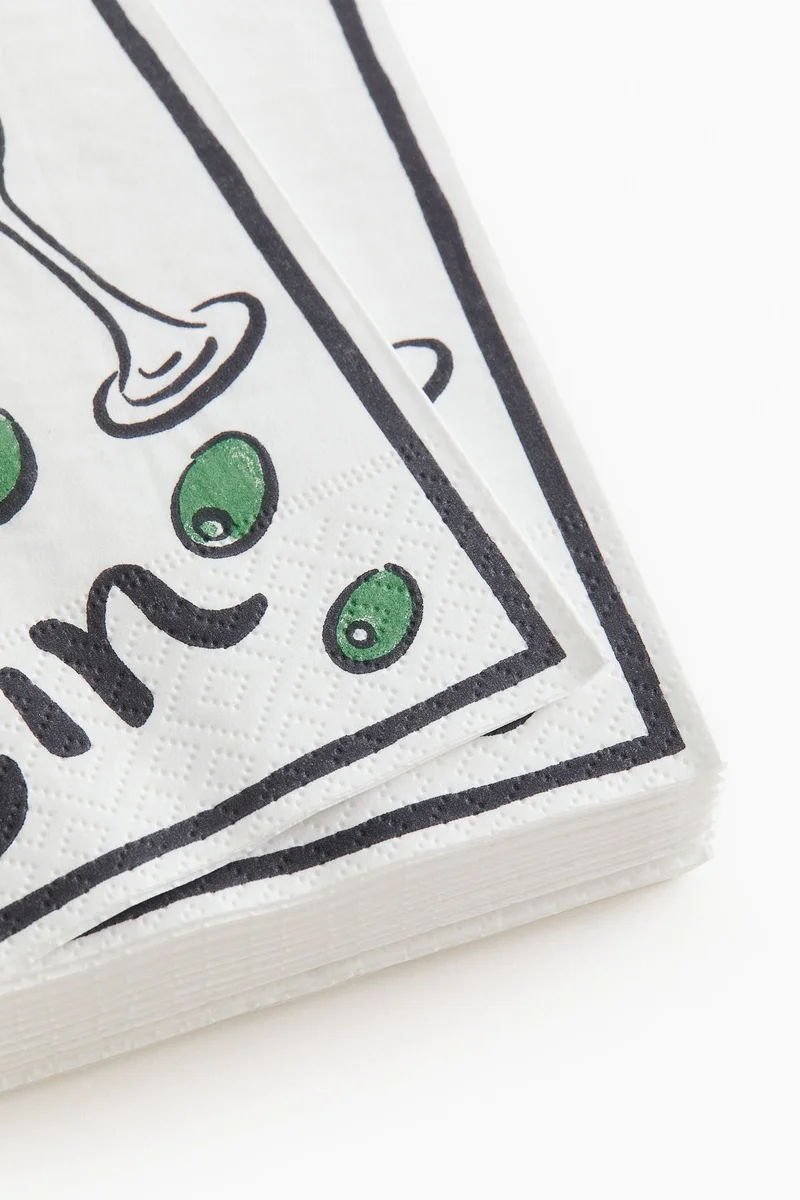 H&M 15-pack paper napkins