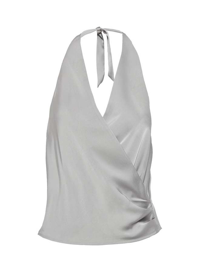 BSB Wrap satin blouse - Image 3